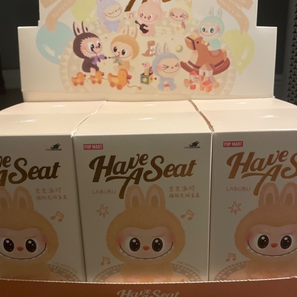 Authentic Popmart Monsters Labubu Have A Seat vinly Blind Box - Picture 3 of 3